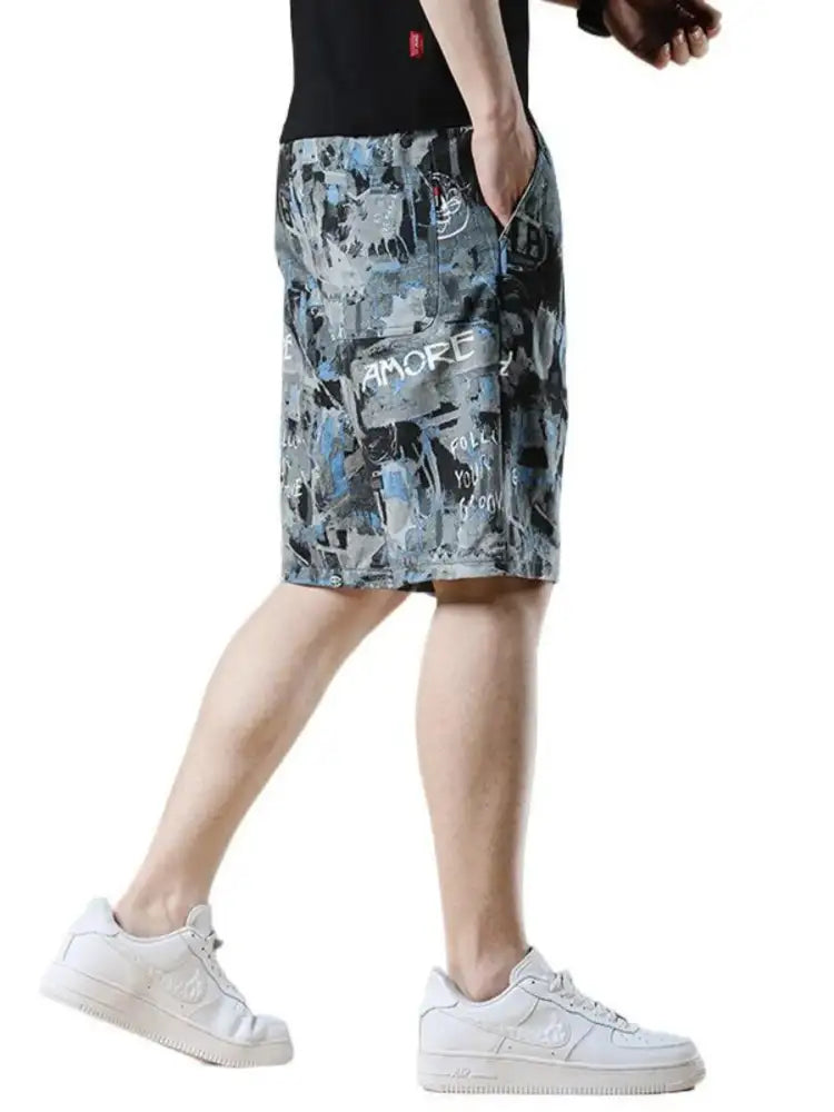 Men’s Plus Size Drawstring Loose Fit Shorts