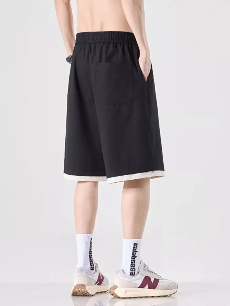 Men’s Plus Size Drawstring Loose Fit Shorts