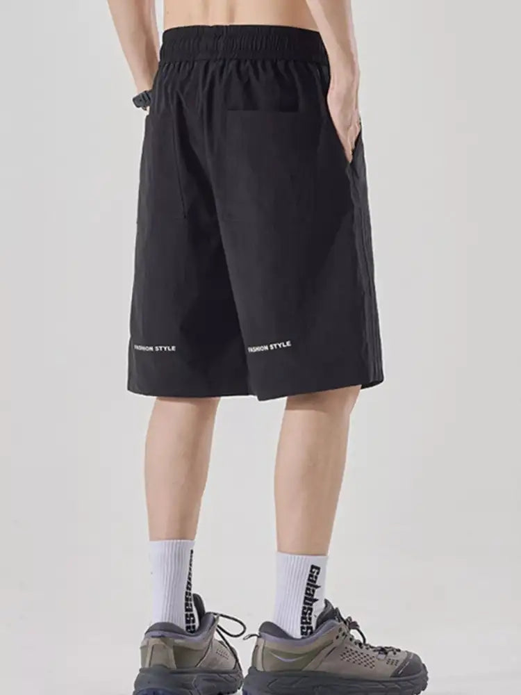 Men’s Plus Size Drawstring Loose Fit Shorts