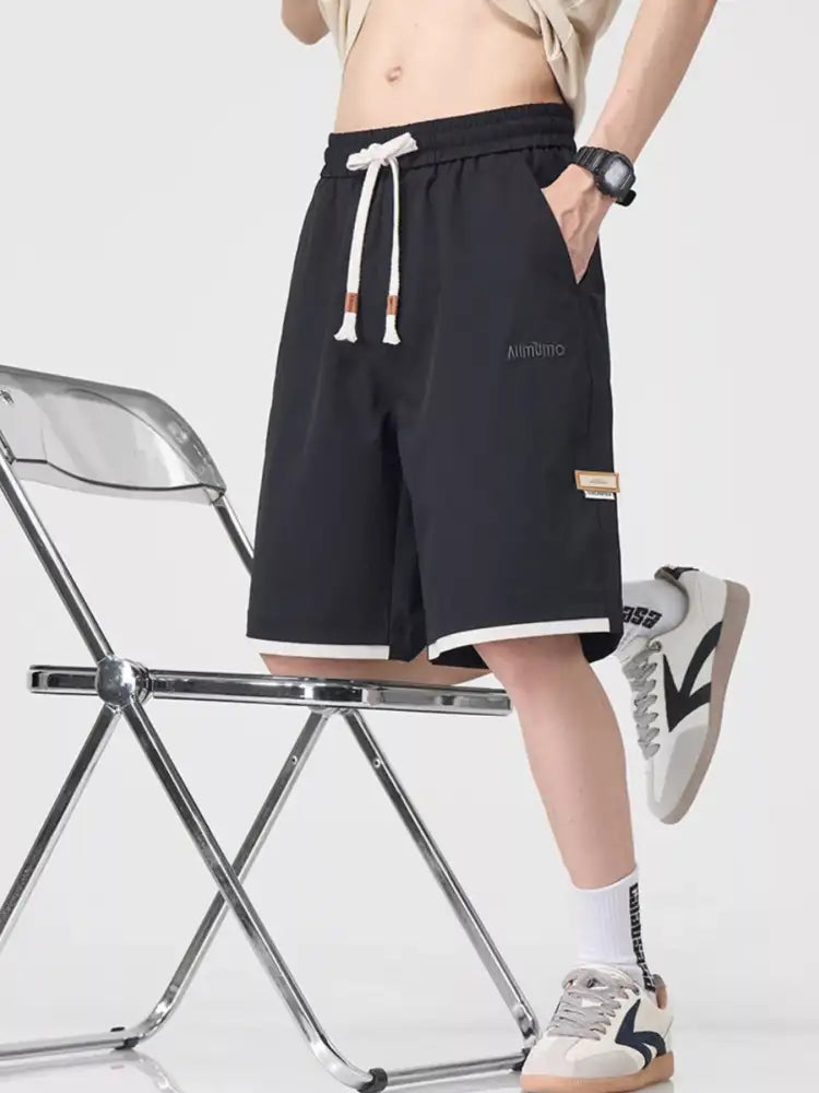 Men’s Plus Size Drawstring Loose Fit Shorts