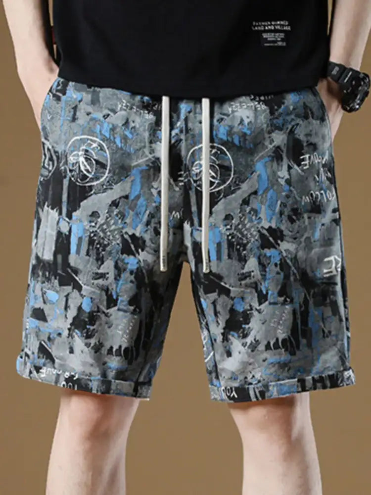 Men’s Plus Size Drawstring Loose Fit Shorts