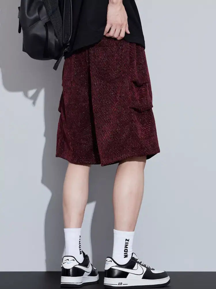 Men’s Plus Size Drawstring Loose Fit Shorts