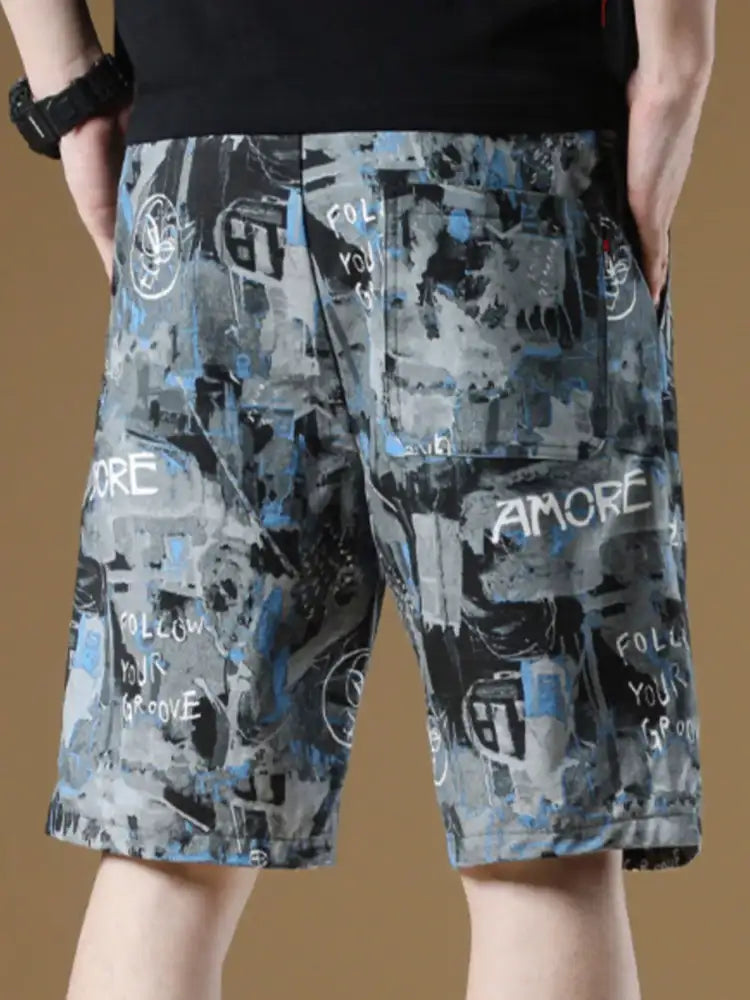 Men’s Plus Size Drawstring Loose Fit Shorts