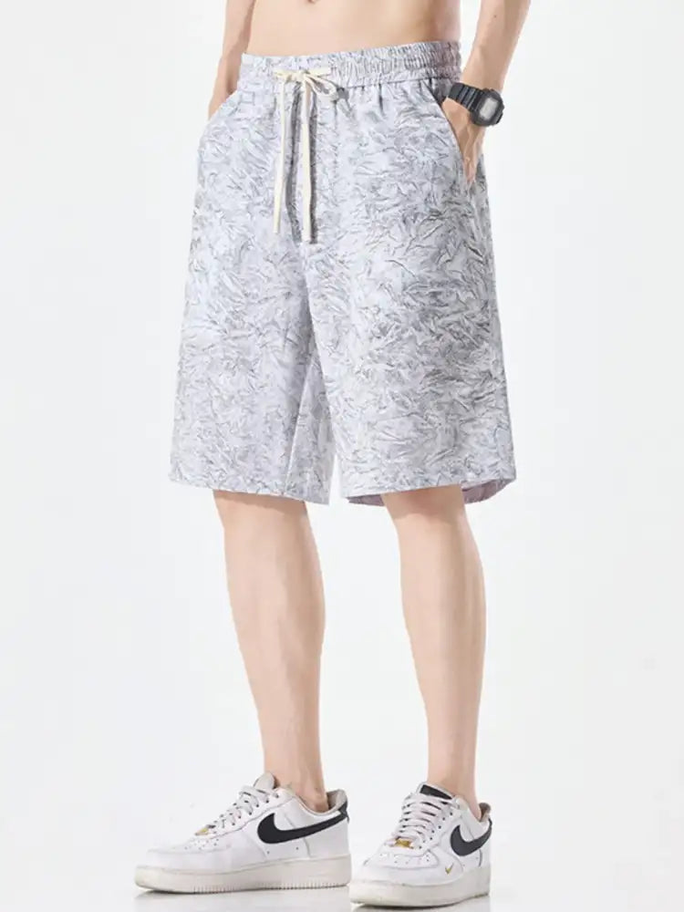 Men’s Plus Size Drawstring Loose Fit Shorts