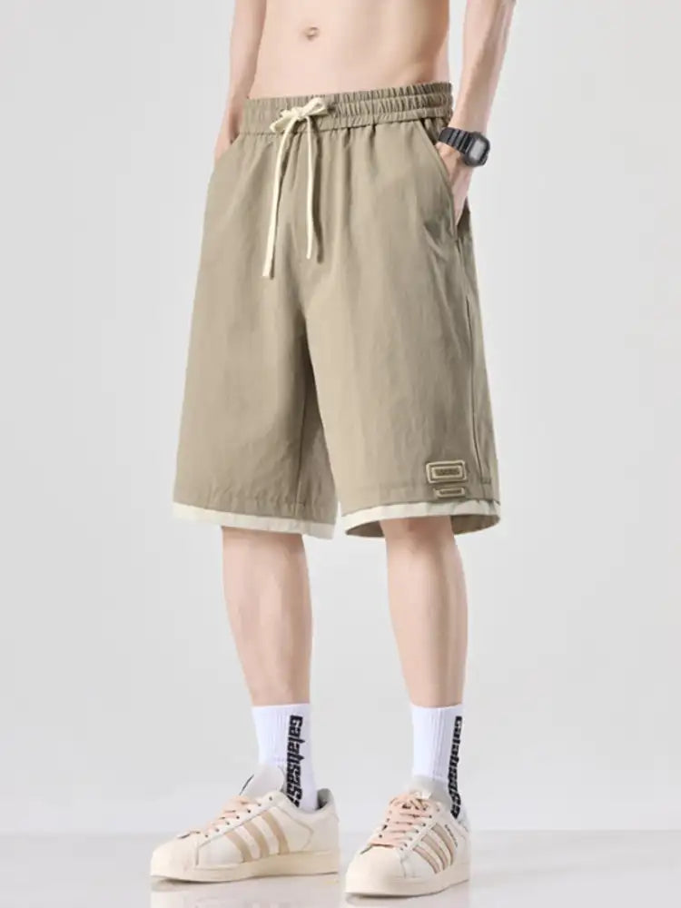 Men’s Plus Size Drawstring Loose Fit Shorts