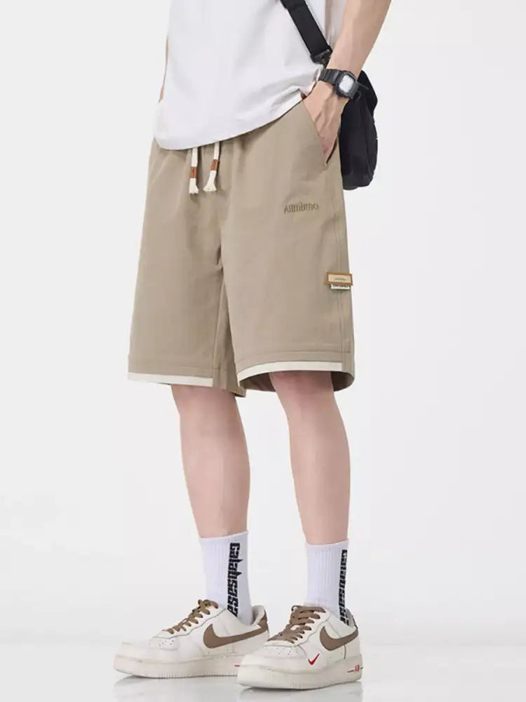 Men’s Plus Size Drawstring Loose Fit Shorts