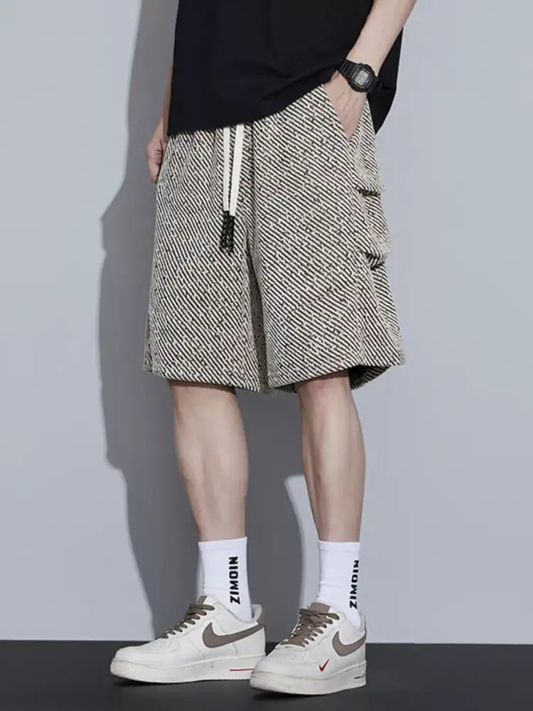 Men’s Plus Size Drawstring Loose Fit Shorts