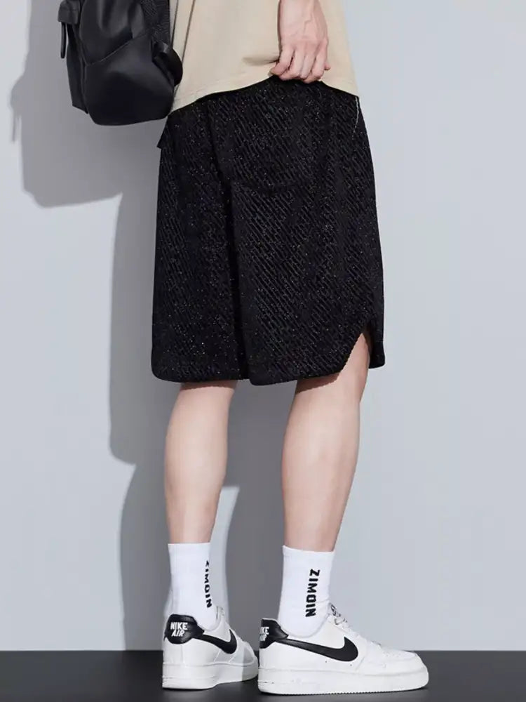 Men’s Plus Size Drawstring Loose Fit Shorts