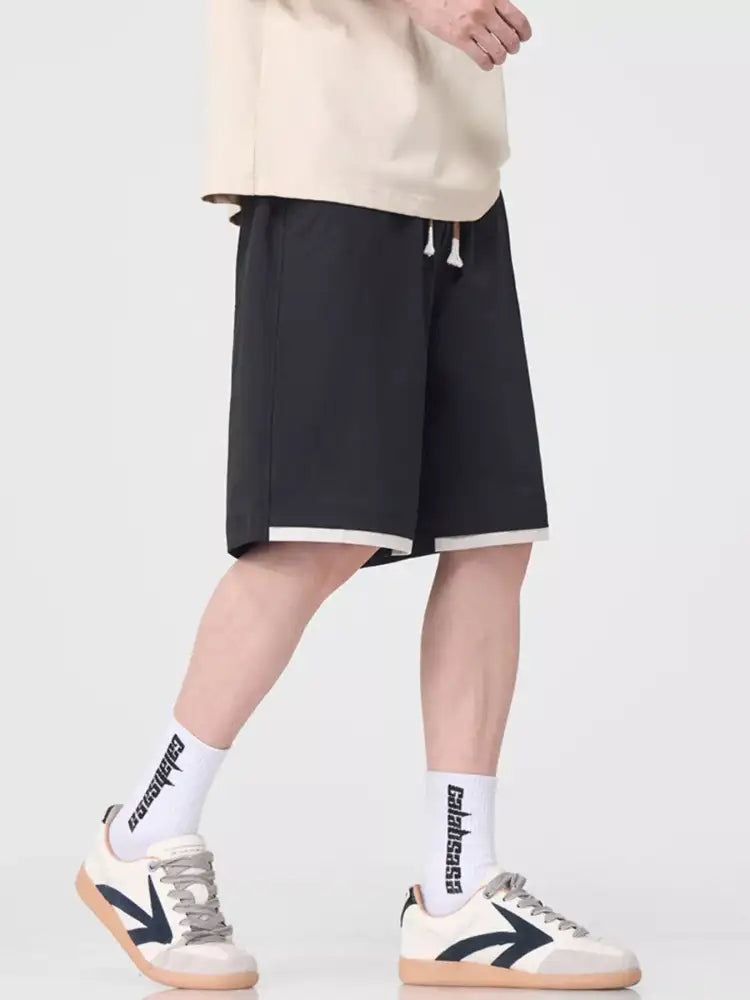 Men’s Plus Size Drawstring Loose Fit Shorts