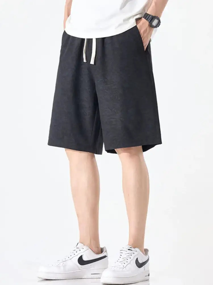 Men’s Plus Size Drawstring Loose Fit Shorts