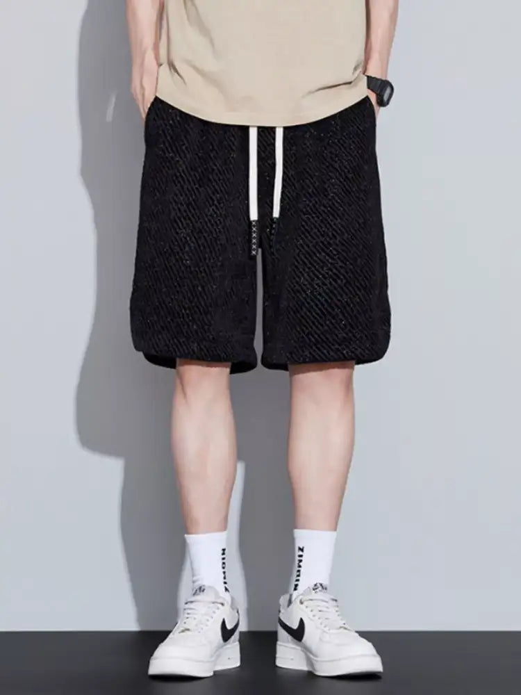 Men’s Plus Size Drawstring Loose Fit Shorts