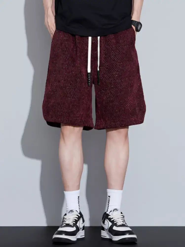 Men’s Plus Size Drawstring Loose Fit Shorts