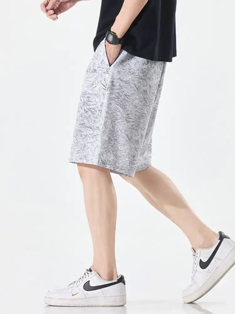 Men’s Plus Size Drawstring Loose Fit Shorts