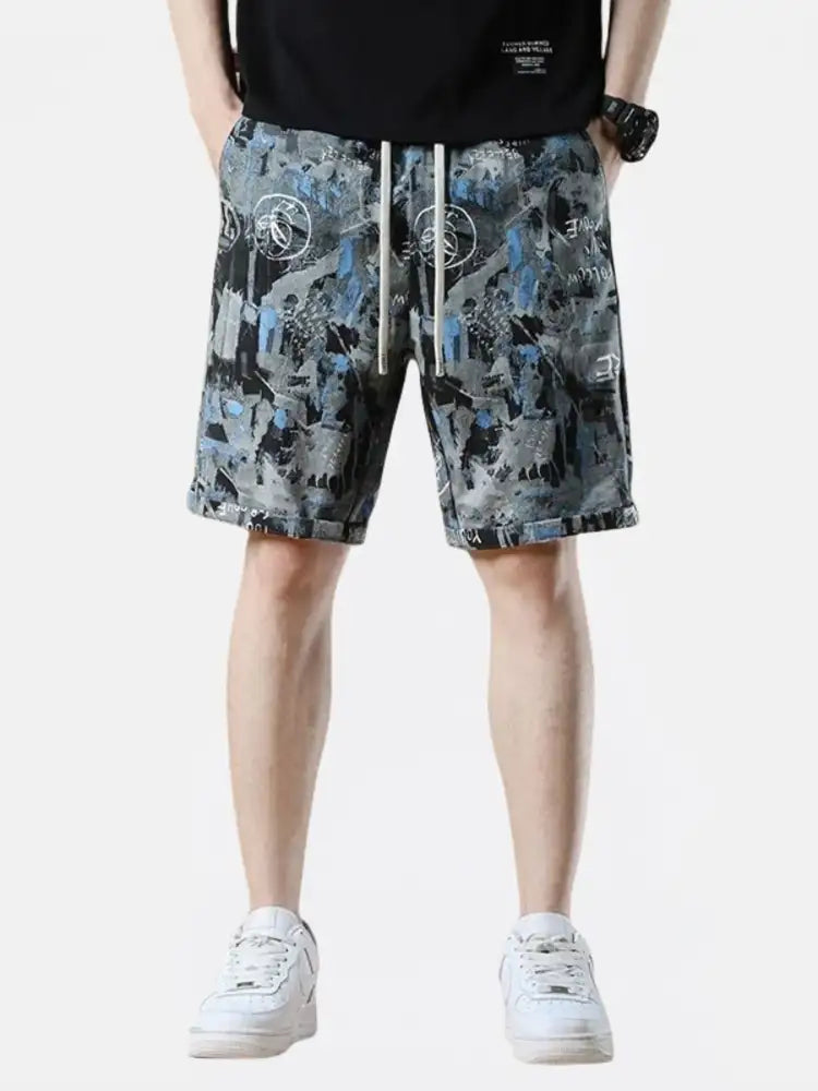 Men’s Plus Size Drawstring Loose Fit Shorts
