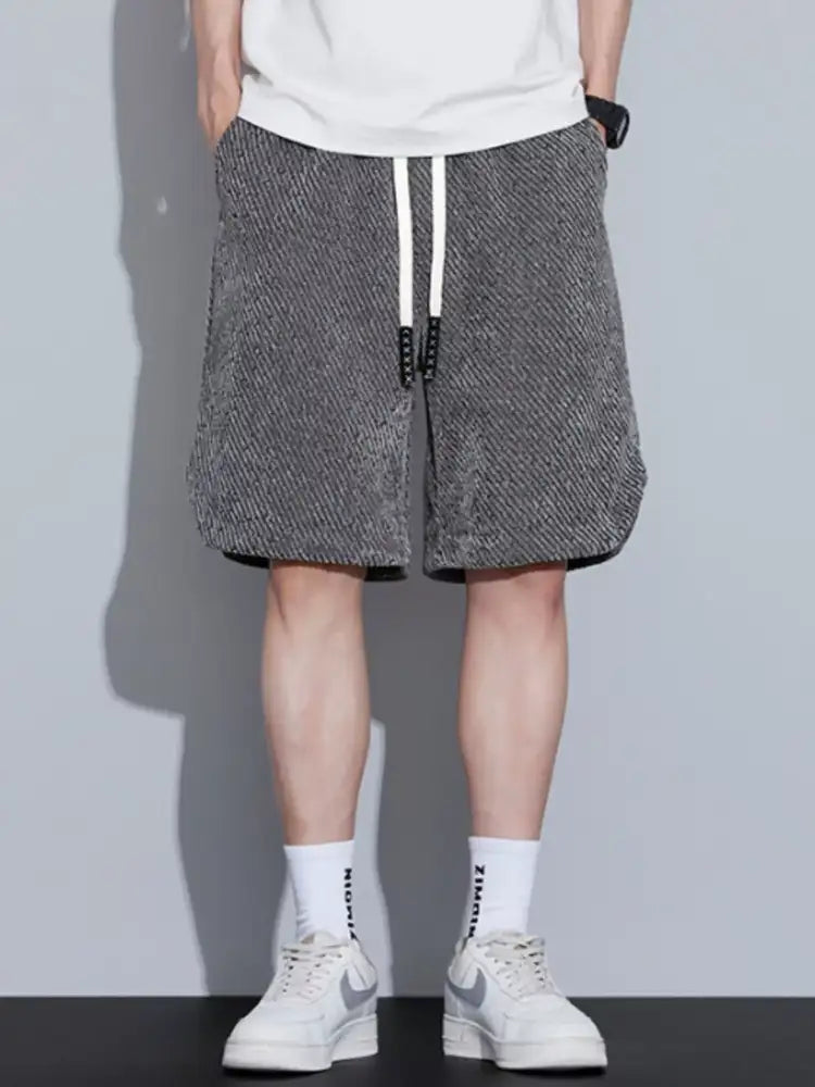 Men’s Plus Size Drawstring Loose Fit Shorts