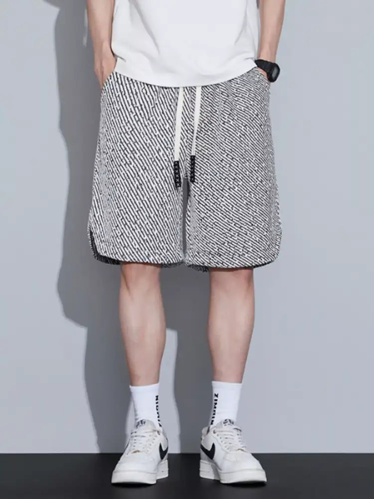 Men’s Plus Size Drawstring Loose Fit Shorts