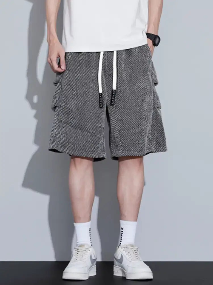 Men’s Plus Size Drawstring Loose Fit Shorts