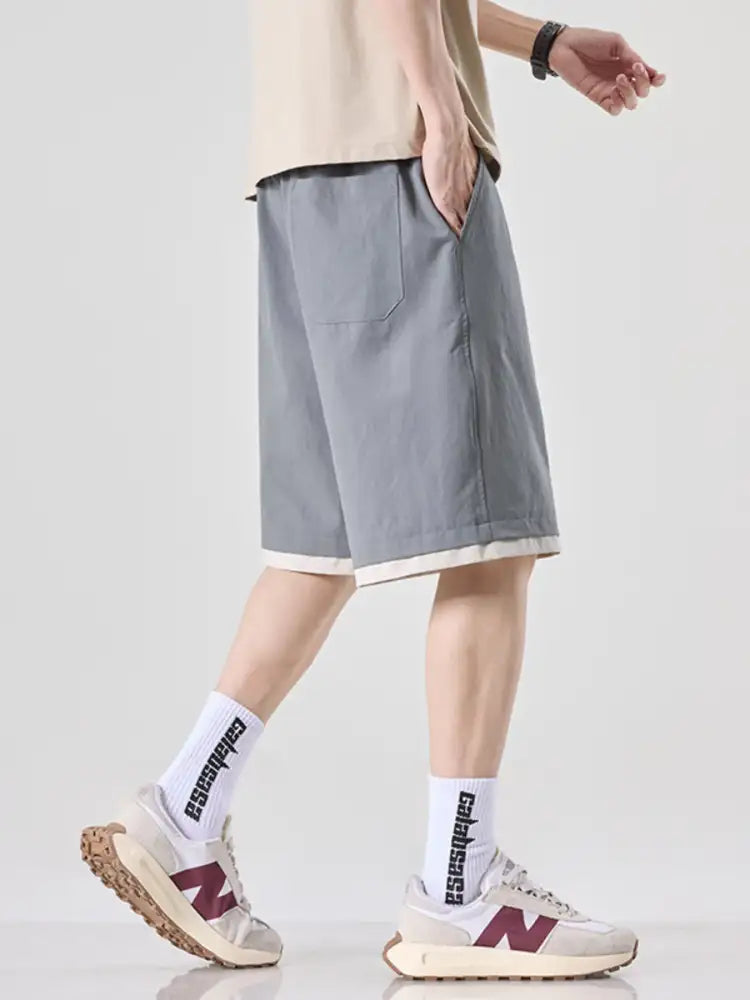 Men’s Plus Size Drawstring Loose Fit Shorts