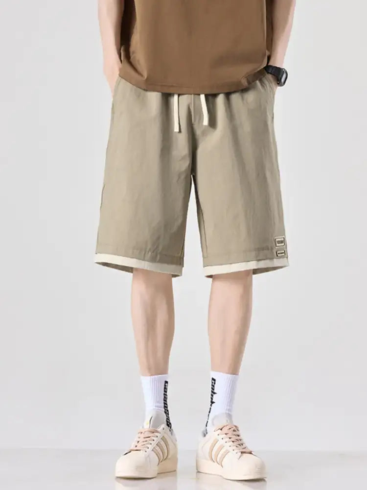 Men’s Plus Size Drawstring Loose Fit Shorts