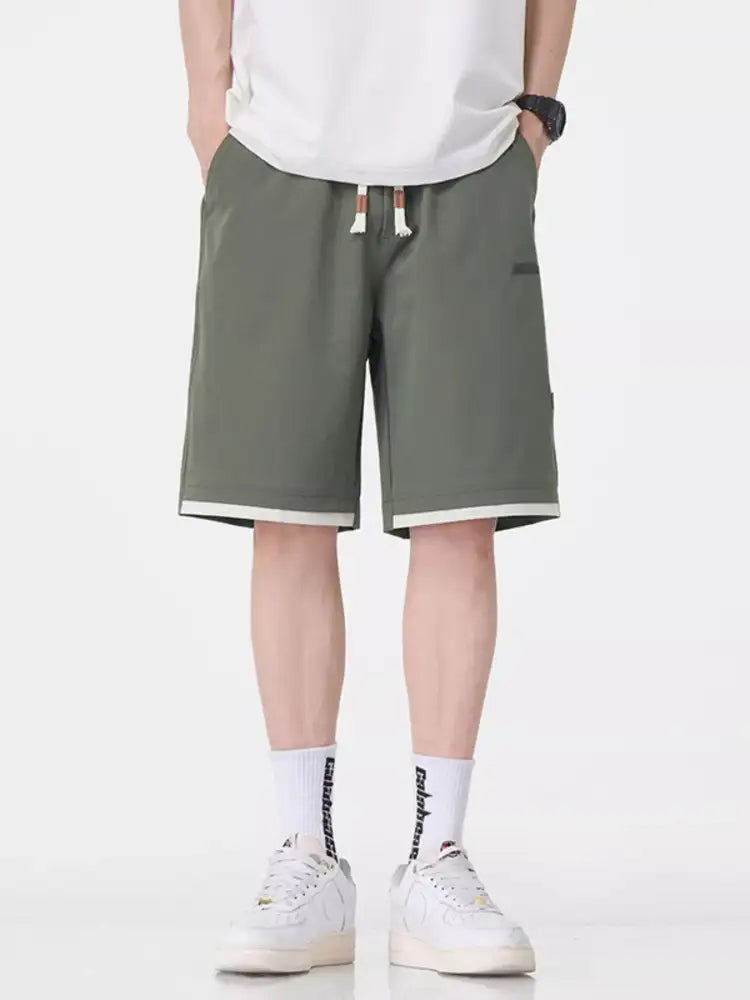 Men’s Plus Size Drawstring Loose Fit Shorts