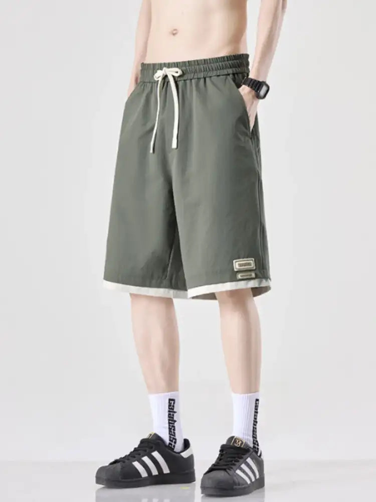 Men’s Plus Size Drawstring Loose Fit Shorts