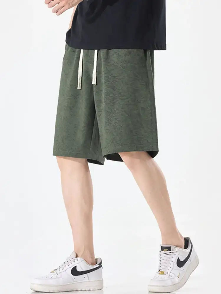 Men’s Plus Size Drawstring Loose Fit Shorts