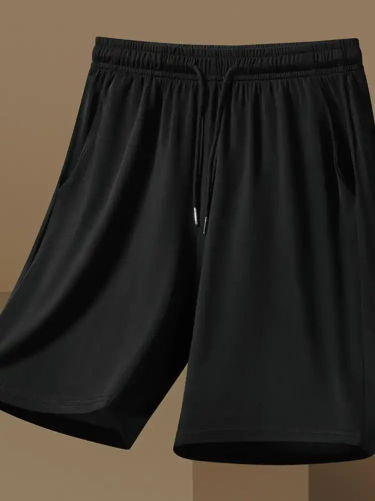 Men’s Plus Size Drawstring Pocketed Shorts