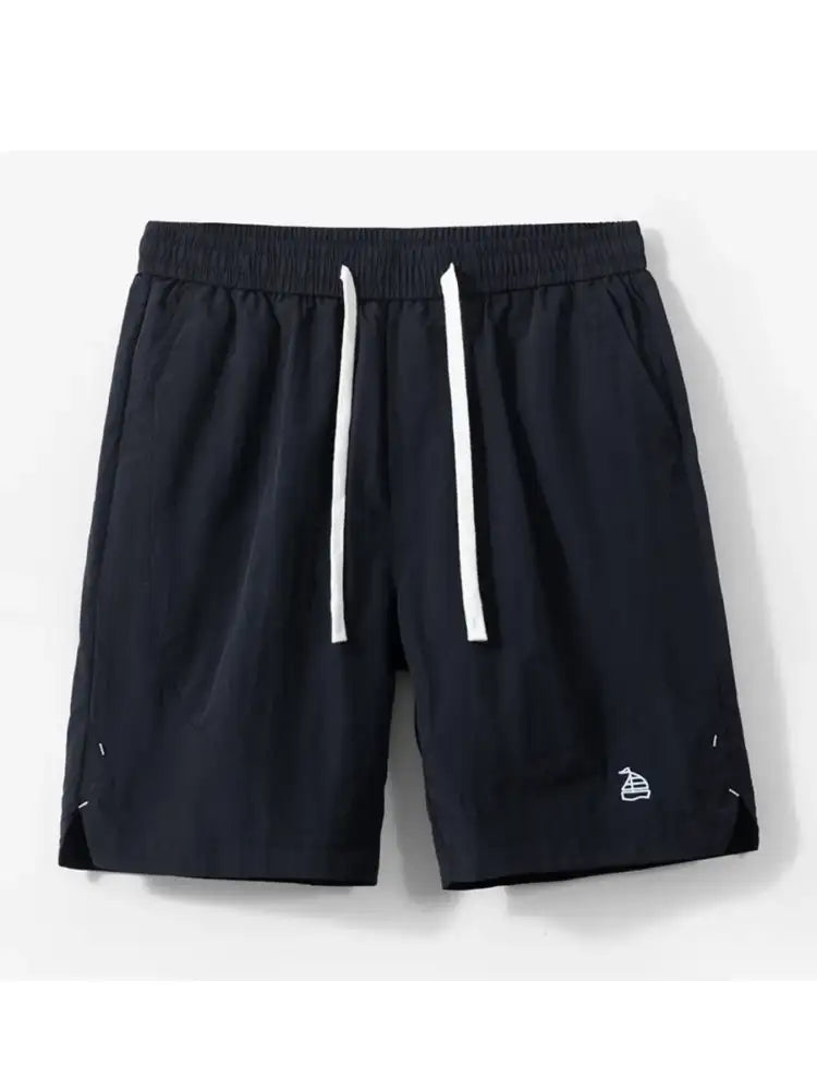 Men’s Plus Size Drawstring Pocketed Shorts