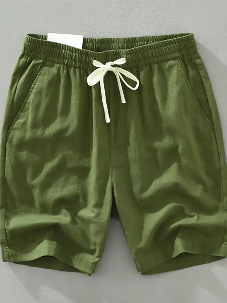 Men’s Plus Size Drawstring Pocketed Shorts