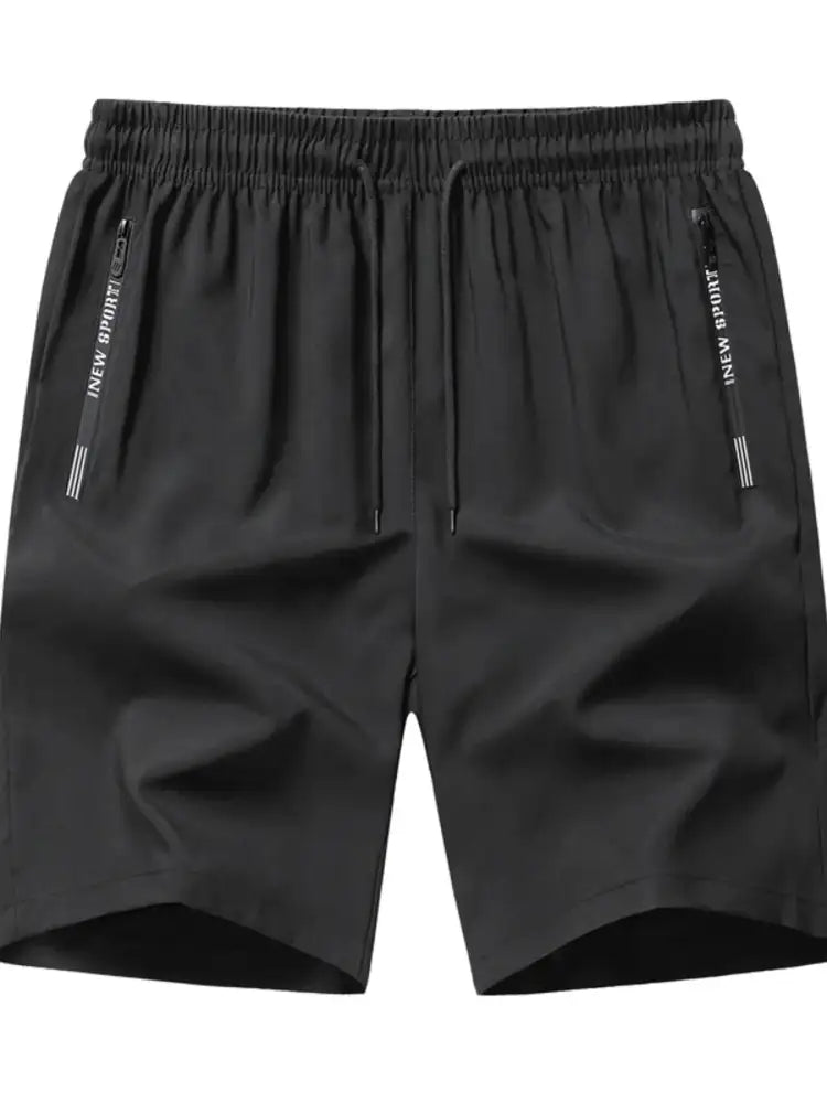 Men’s Plus Size Drawstring Shorts with Pockets