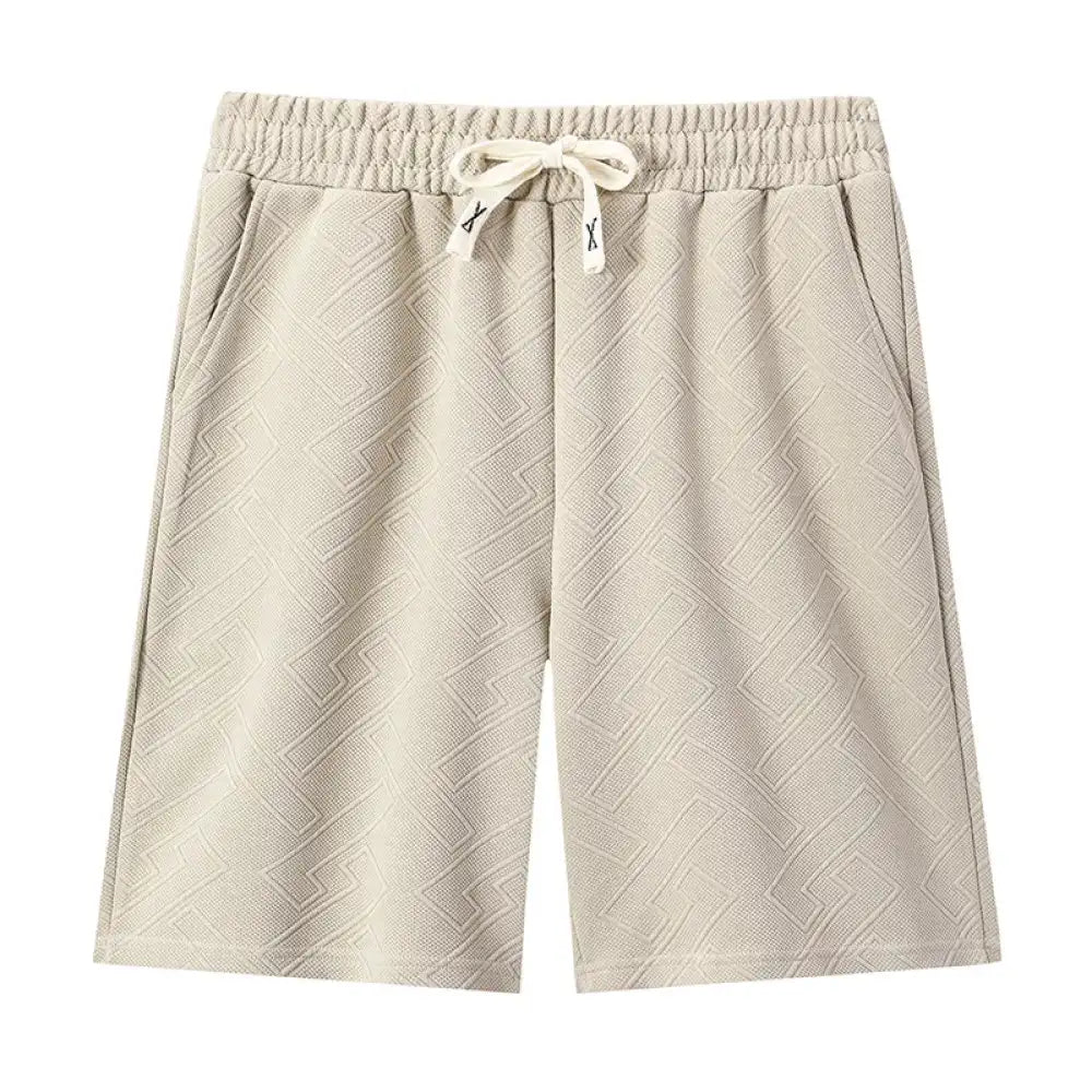 Men’s Plus Size Drawstring Shorts with Pockets