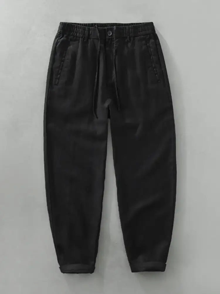 Men’s Plus Size Drawstring Wide Leg Pants