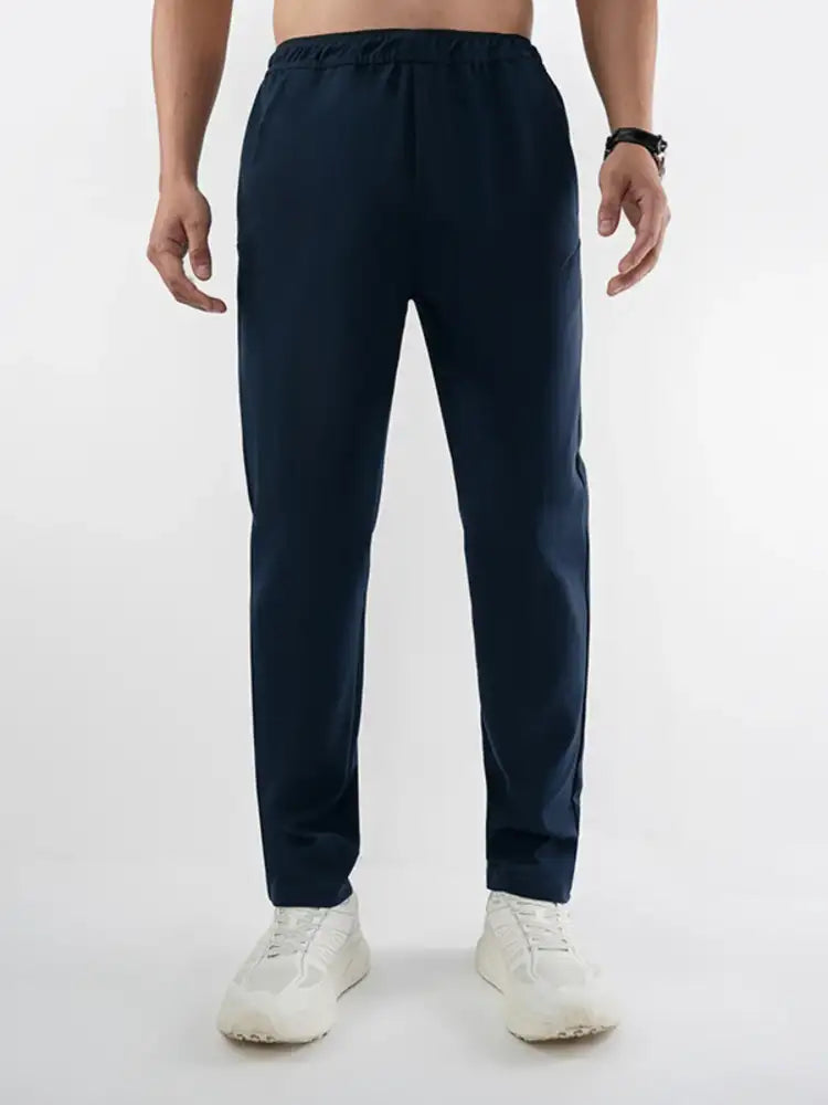 Men’s Plus Size Elastic Waist Pocketed Pants