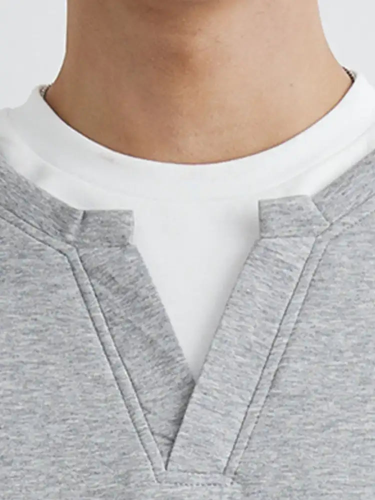 Men’s Plus Size Half Sleeve Top and Shorts Set