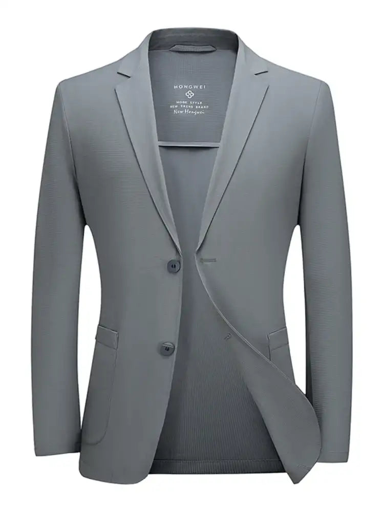 Men’s Plus Size Lapel Collar Long Sleeve Blazer
