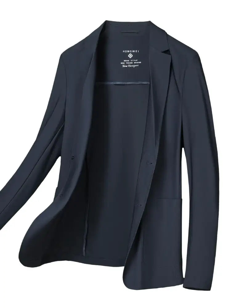 Men’s Plus Size Lapel Collar Long Sleeve Blazer