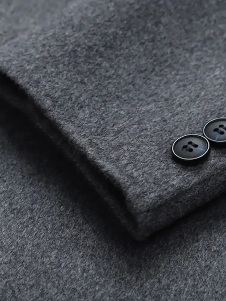 Men’s Plus Size Long Sleeve Casual Longline Outerwear