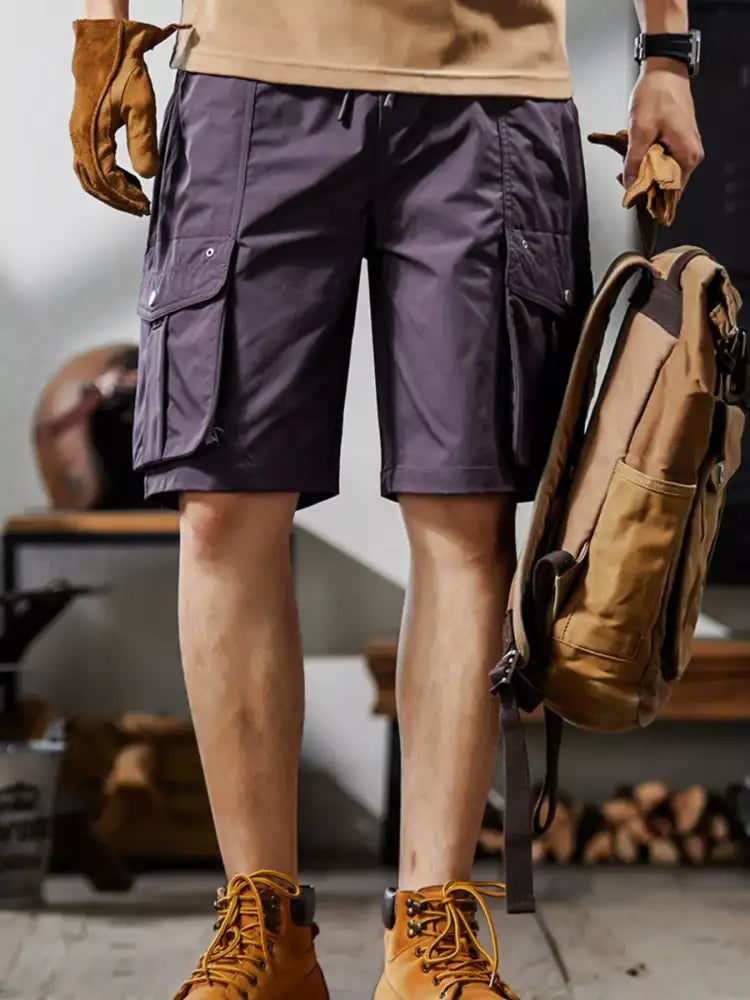 Men’s Plus Size Loose Fit Cargo Shorts
