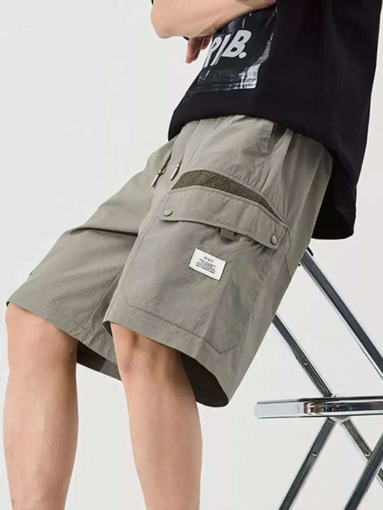 Men’s Plus Size Loose Fit Cargo Shorts