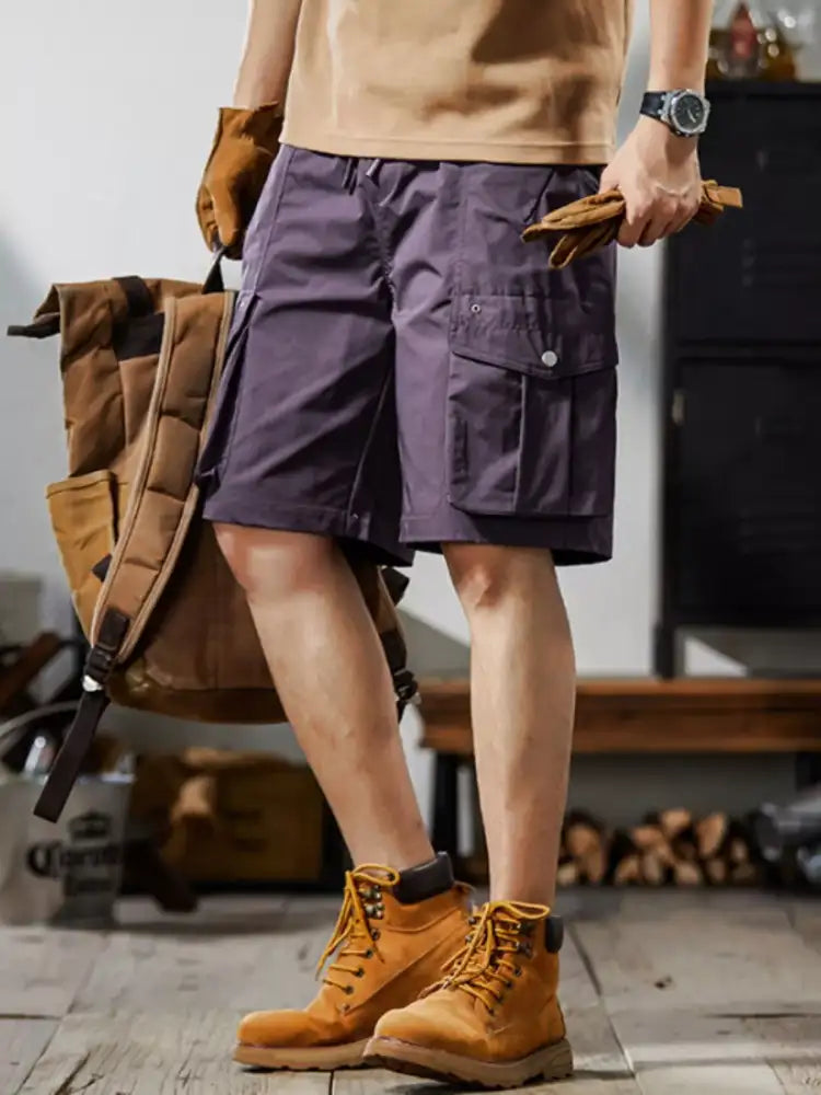 Men’s Plus Size Loose Fit Cargo Shorts