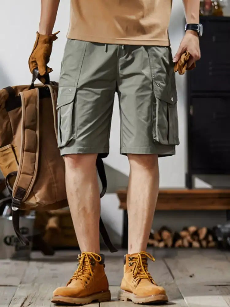 Men’s Plus Size Loose Fit Cargo Shorts