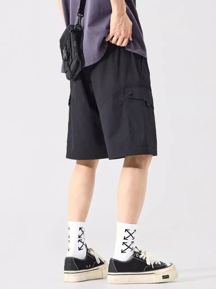 Men’s Plus Size Loose Fit Cargo Shorts