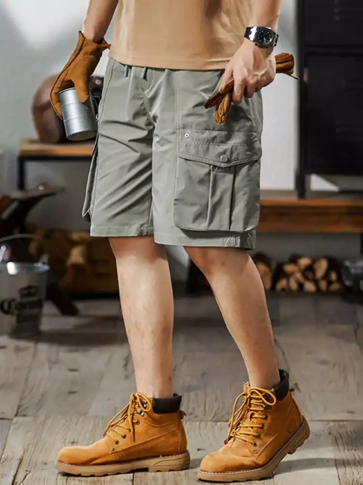 Men’s Plus Size Loose Fit Cargo Shorts