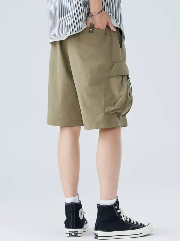 Men’s Plus Size Loose Fit Cargo Shorts