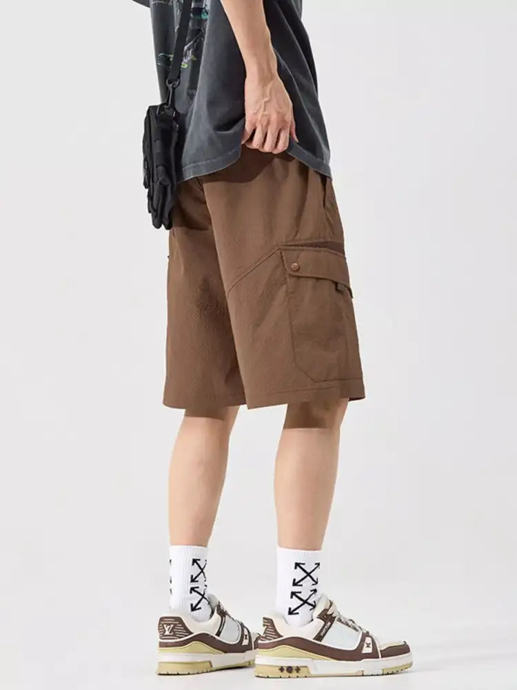 Men’s Plus Size Loose Fit Cargo Shorts