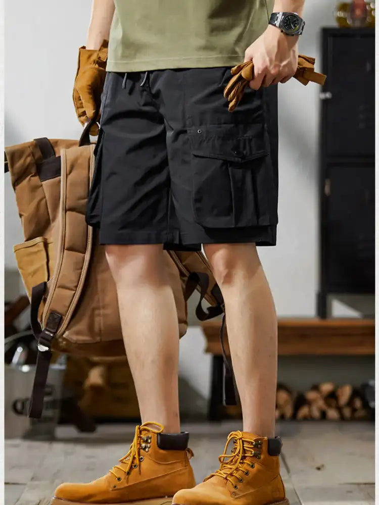 Men’s Plus Size Loose Fit Cargo Shorts