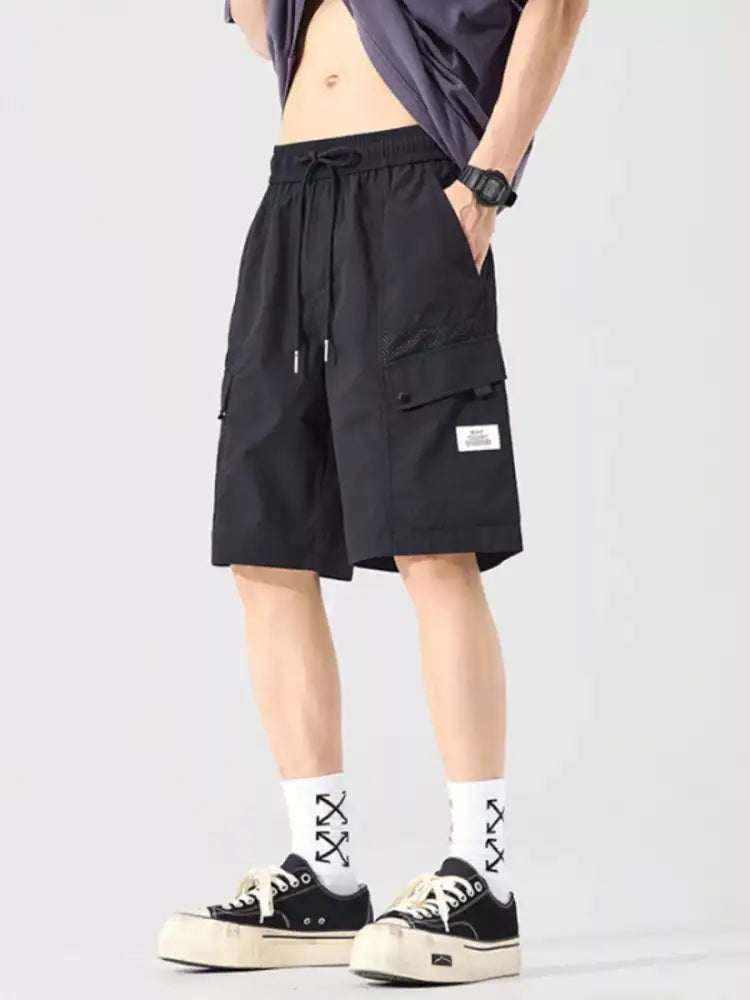 Men’s Plus Size Loose Fit Cargo Shorts