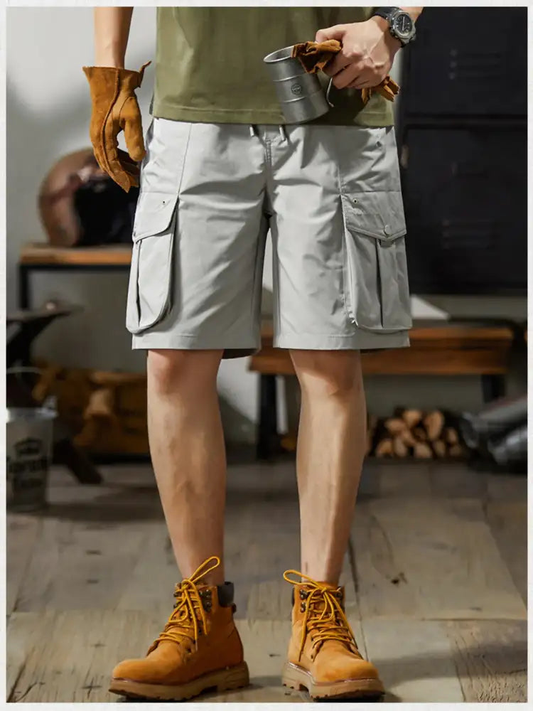 Men’s Plus Size Loose Fit Cargo Shorts
