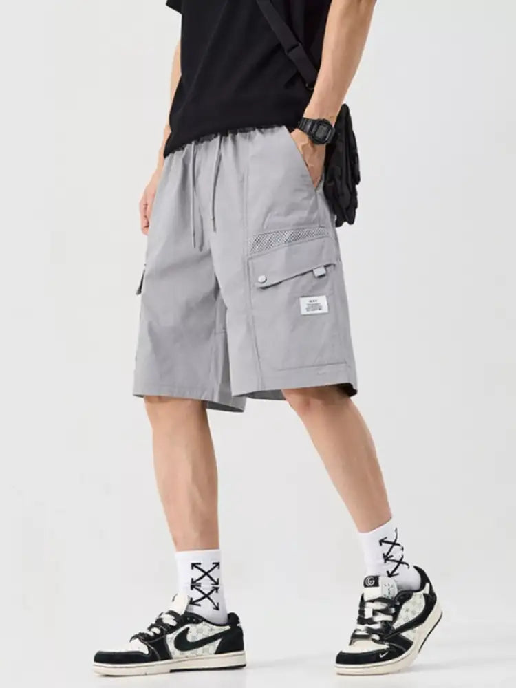 Men’s Plus Size Loose Fit Cargo Shorts