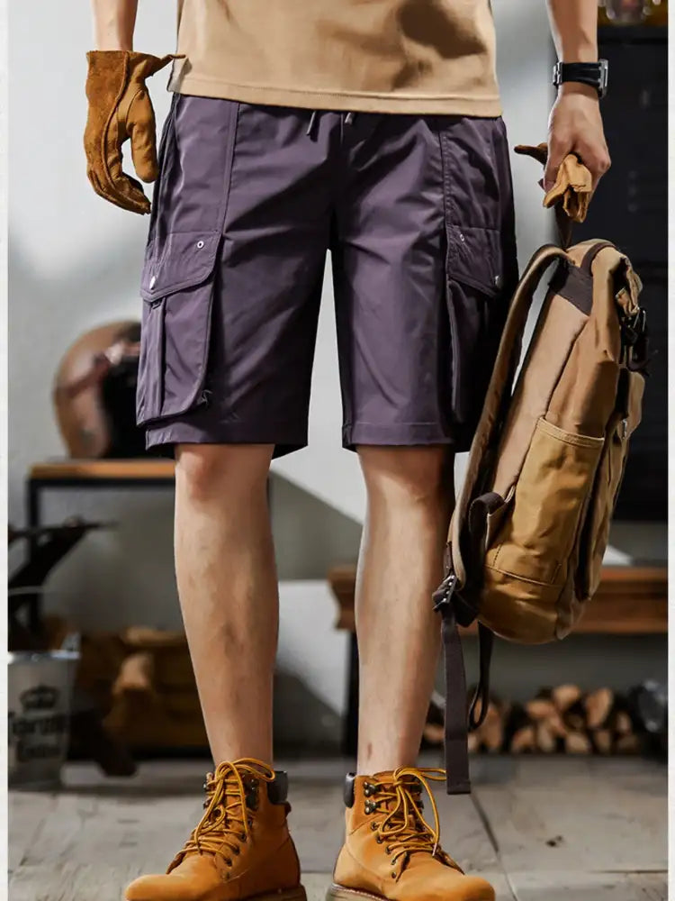 Men’s Plus Size Loose Fit Cargo Shorts